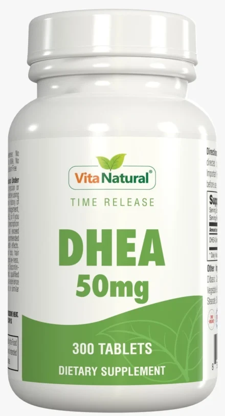 Vita Natural-DHEA 50 mg-300 Tablets -Time Release